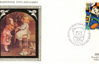 1989 BS20 Traditional Toys and Games LTD EDITION Teddy Bear Benham Sm Silk Cover refF554 Postmarked Teddybear's Picnic Ironbridge Telford Salop 16th May 1989 Limited Edition Very good condition. Unsealed with insert card. Ideal for gift