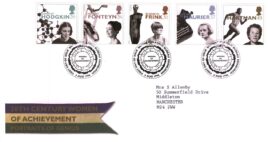 1996-08-06 Famous Women Achievers FDC Bureau refA19