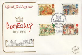 1086-1986 DOMESDAY London WC2 Official FDC Cotswold Cover refG147