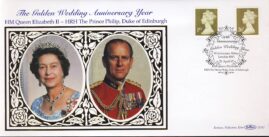 1997-04-21 Royal Golden Wedding Stamps D292 Benham Cover refG282