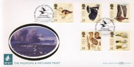 1996-03-12 Wildfowl and Wetlands Trust Stamps FDC LTD EDITION Benham Cover refG327