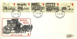 1984-07-31 Royal Mail Stamps FDC SOUTHAMPTON Mercury Cover refG630