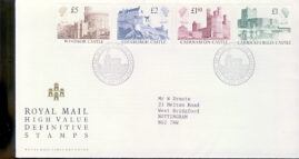 Windsor Castle High Value Definitive stamps cover 1988 FDI WINDSOR refD1781