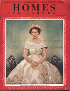 HOMES & GARDENS January 1952 HRH Princess Elizabeth ref102624