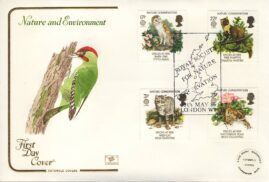 1986 Nature Conservation FDC Cotswold Stamp Cover refG104