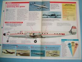 Aircraft of the World Card 11 CONSTELLATION Lockheed