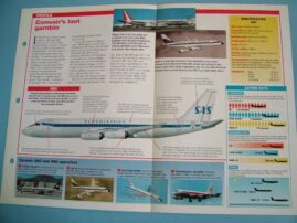 Aircraft of the World Card 23 CONVAIR 880 and 990
