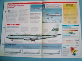 Aircraft of the World Card 34 Boeing Model 707