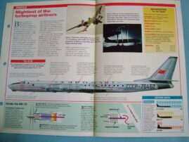 Aircraft of the World Card 36 TUPOLEV Tu 114 Cleat