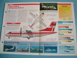 Aircraft of the World Card 41 AVIONS de TRANSPORT REGIONAL ATR 42ATR 72