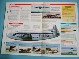 Aircraft of the World Card 45 Breguet 763 PROVENCE passenger and freight