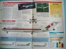 Aircraft of the World Card 5 BOEING Model 727
