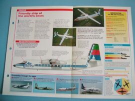 Aircraft of the World Card 50 FOKKER F27 Friendship Turboprop