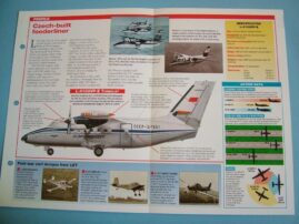 Aircraft of the World Card 64 LET L 410 Turbolet610 turboprop