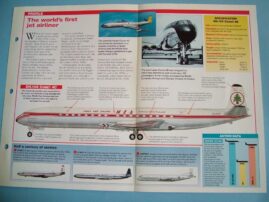 Aircraft of the World Card 8 DH.106 Comet De Havilland
