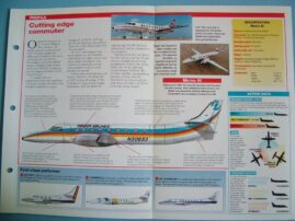Aircraft of the World Card 98 FAIRCHILD Merlin  Metro airliners