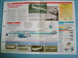 Aircraft of the World Card 99 MARTIN 2 0 2  4 0 4 twin engined airliners