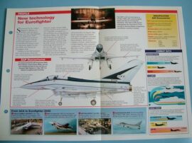 Aircraft of the World Card X PLANES no 6 British Aerospace EAP