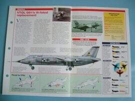Aircraft of the World Card X PLANES no247 VFW FOKKER VAK 191B VTOL attack