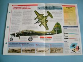 Aircraft of the World Card X PLANES no25 McDonnell XP 67 longrange high altitude