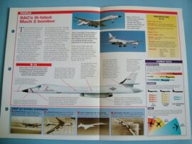 Aircraft of the World Card X PLANES no4 ROCKWELL B 1A