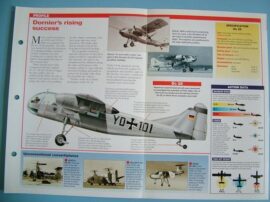 Aircraft of the World Card X PLANES no42 Dornier Do 29 research pivoting props