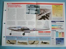 Aircraft of the World Card X PLANES no48 HUGHES XF 11 Reconnaissance Prototype