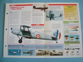 Aircraft of the World FLYING FOR FUN Card 15 STAMPE SV 4 Belgian biplane trainer