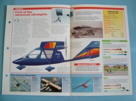 Aircraft of the World FLYING FOR FUN Card 22 Eipper QUICKSILVER microlight