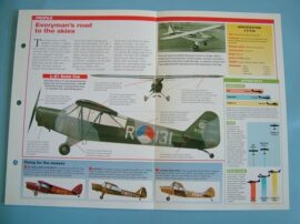 Aircraft of the World FLYING FOR FUN Card 6 PIPER Cub Sport, Trainer, Club Flyer