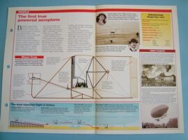 Aircraft of the World VINTAGE VETERAN Card 16 Wright FLYER 1st powered flight