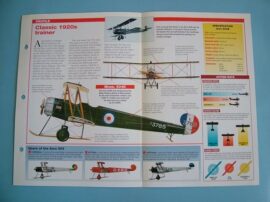 Aircraft of the World VINTAGE VETERAN Card 24 AVRO 504 Artillery spotter