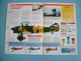 Aircraft of the World VINTAGE VETERAN Card 27 Fiat CR32 fighter multi role