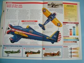 Aircraft of the World VINTAGE VETERAN Card 3 Boeing P 26 Peashooter monoplane