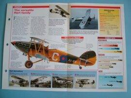 Aircraft of the World VINTAGE VETERAN Card 38 Hawker HART  DEMON two seater