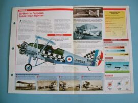 Aircraft of the World VINTAGE VETERAN Card 39 Armstrong Whitworth SISKIN fighter