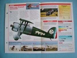 Aircraft of the World VINTAGE VETERAN Card 45 Morane Saulnier PARASOL FIGHTERS