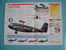 Aircraft of the World VINTAGE VETERAN Card 52 Curtiss CONDOR II 1930s biplane