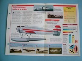 Aircraft of the World VINTAGE VETERAN Card 62 Junkers W33W34 Single engined