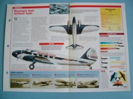 Aircraft of the World VINTAGE VETERAN Card 63 Boeing 247 first air conditioned