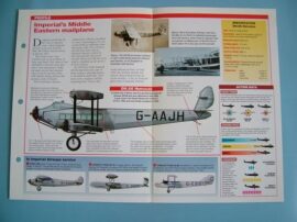 Aircraft of the World VINTAGE VETERAN Card 65 De Havilland DH66 HERCULES 1920s