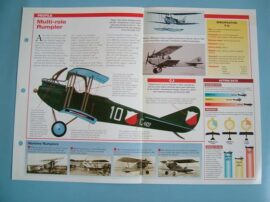 Aircraft of the World VINTAGE VETERAN Card 70 Rumpler CI  photo reconnaissance
