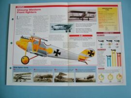 Aircraft of the World VINTAGE VETERAN Card 72 PFALZ DIII DXII biplane fighter