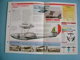 Aircraft of the World VINTAGE VETERAN Card 88 Macchi M5 M67 fighting floatplanes