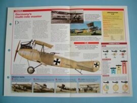 Aircraft of the World VINTAGE VETERAN Card 94 Albatros CI CXII Artillery Obs