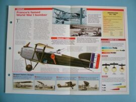 Aircraft of the World VINTAGE VETERAN Card 99 Breguet 14 Famous WW1 bomber