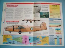 American Aircraft of World War II Card 2 Consolidated B24 LIBERATOR heavy bomber