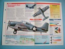 American Aircraft of World War II Card 20 Grumman F4F WILDCAT Carrier based