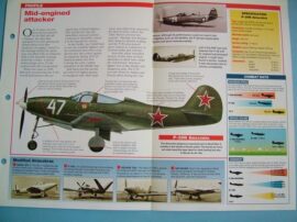 American Aircraft of World War II Card 21 Bell P 39 AIRACOBRA Tricycle undercarr
