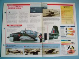 American Aircraft of World War II Card 23 Grumman TBF/TBM AVENGER